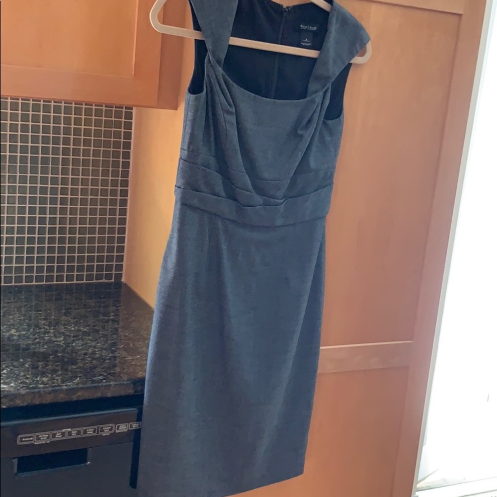 White house black market gray dress
